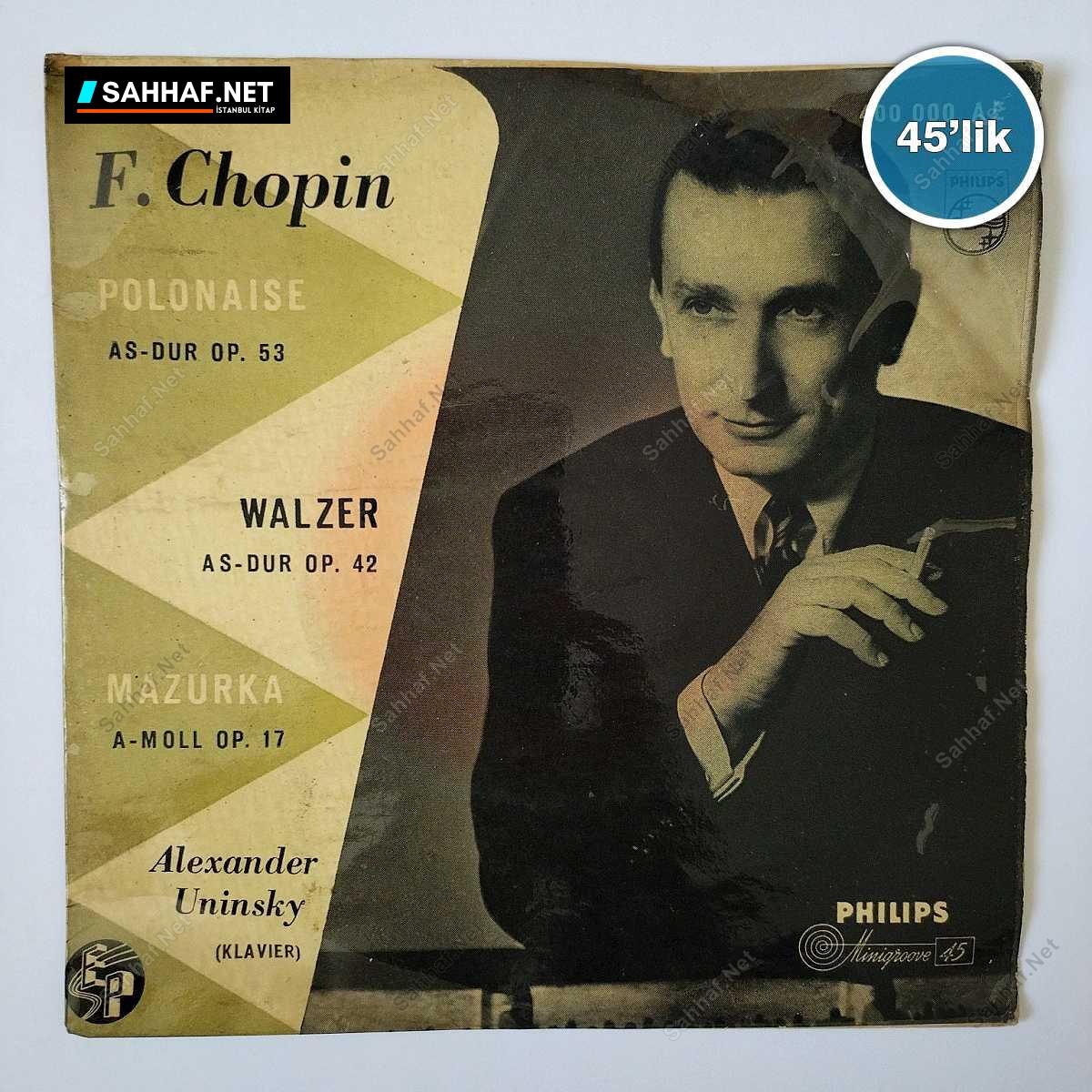 F.CHOPIN - Polonaise As-dur Op. 53 - 45lik Plak 1 F.CHOPIN - Polonaise As-dur Op. 53 - 45lik Plak