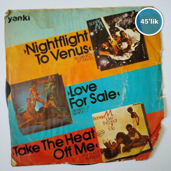 BONEY M - Dancing In The Streets - Mary's Boy Child Oh My Lord - 45lik Plak 59 BONEY M – Dancing In The Streets – Mary’s Boy Child Oh My Lord – 45lik Plak