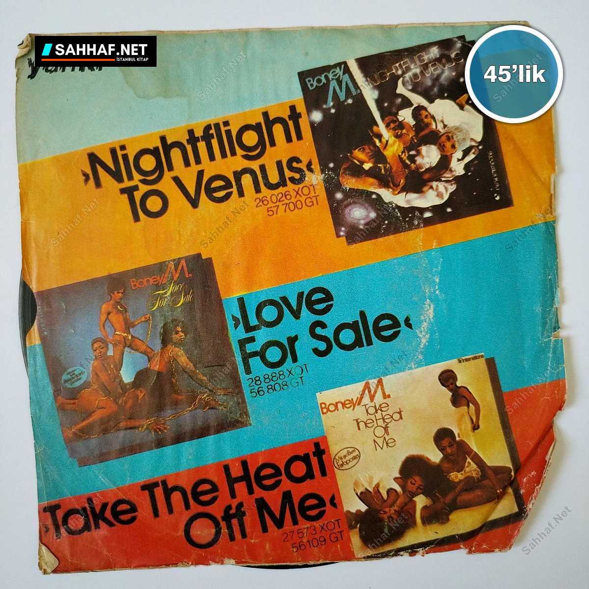 BONEY M - Dancing In The Streets - Mary's Boy Child Oh My Lord - 45lik Plak 1 BONEY M - Dancing In The Streets - Mary's Boy Child Oh My Lord - 45lik Plak