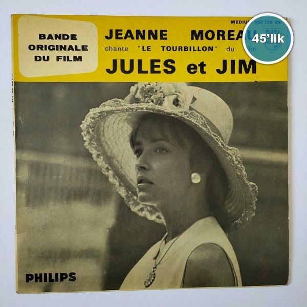 JEANNE MOREAU - Jules At Jim - 45lik Plak 50 JEANNE MOREAU – Jules At Jim – 45lik Plak
