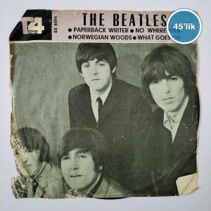 THE BEATLES - Paper Back Wrıter - Norwegian Woods - 45lik Plak