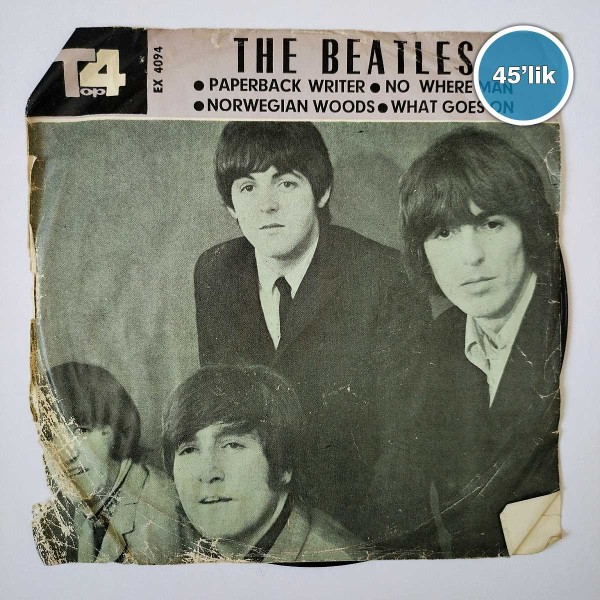 THE BEATLES – Paper Back Wrıter – Norwegian Woods – 45lik Plak - Sahhaf.Net