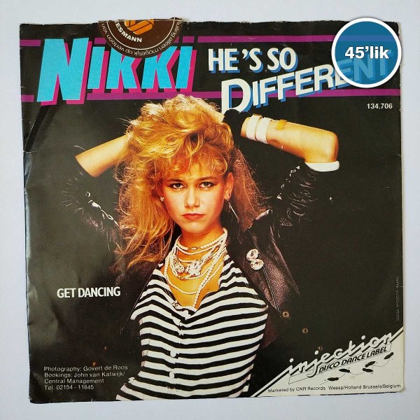 NIKKI – He’s So Different – Get Dancing – 45lik Plak - Sahhaf.Net