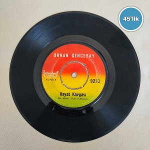 ORHAN GENCEBAY - Hayat Kavgası - Aşk Pınarı  - 45lik Plak