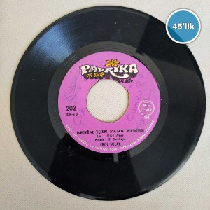 EROL SOLAK - Benim İçin Fark Etmez - Dedikodu - 45lik Plak