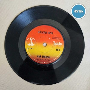 GÜLCAN OPEL - Aşk Mabedi - Eskici - 45lik Plak