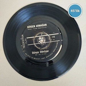 BİRSEN ARMAĞAN - Dünya Dönüyor - 45lik Plak