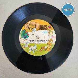 MASAL PLAĞI - Rapunzel - İhtiyar At İle Kurnaz Tilki - 45lik Plak