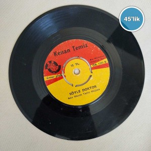 KENAN TEMİZ - Sana Geldim - Söyle Doktor - 45lik Plak