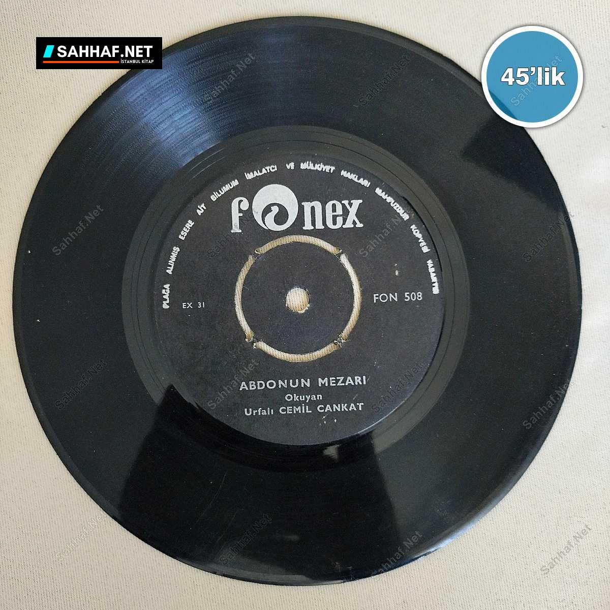 CEMİL CANKAT - Bahçelerde Meleme - Abdo'nun Mezarı - 45lik Plak 1 CEMİL CANKAT - Bahçelerde Meleme - Abdo'nun Mezarı - 45lik Plak