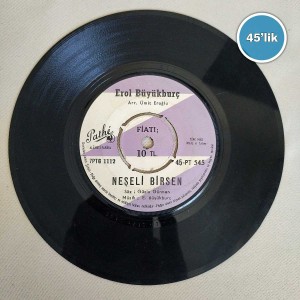 EROL BÜYÜKBURÇ - Elmalı Bahçe - Neşeli Bir Sen - 45lik Plak