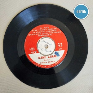 MASAL PLAĞI - Yaramaz Tavşan - Tılsımlı Altınlar - 45lik Plak