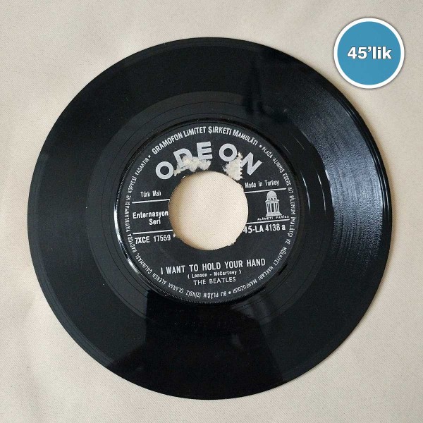 THE BEATLES – I Want To Hold Your Hand – This Boy – 45lik Plak - Sahhaf.Net