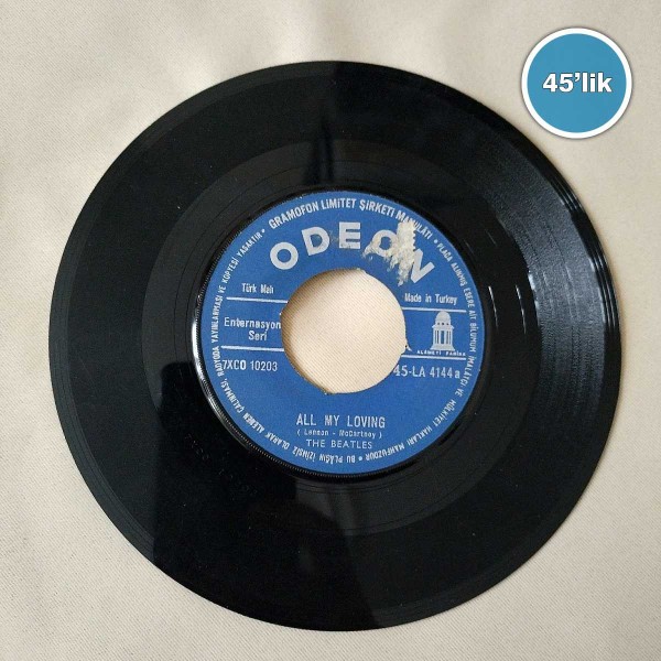 THE BEATLES – All My Loving – Can’t Buy My Love – 45lik Plak - Sahhaf.Net