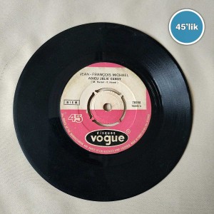 JEAN FRANÇOİS MICHAEL - Adieu Jolie Candy - Francine - 45lik Plak
