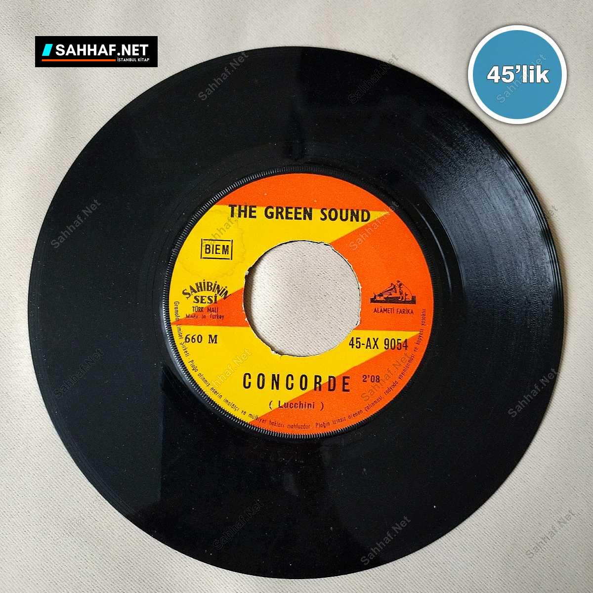 THE GREEN SOUND - Concorde - Adagio In Sol Min - 45lik Plak 1 THE GREEN SOUND - Concorde - Adagio In Sol Min - 45lik Plak