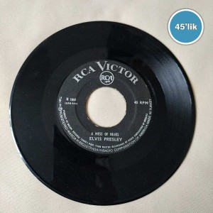 ELVIS PRESLEY - A Mess Of Blues - The Girl Of My Best Friend - 45lik Plak