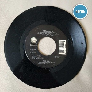 AEROSMITH - Rag Doll - St. John - 45lik Plak