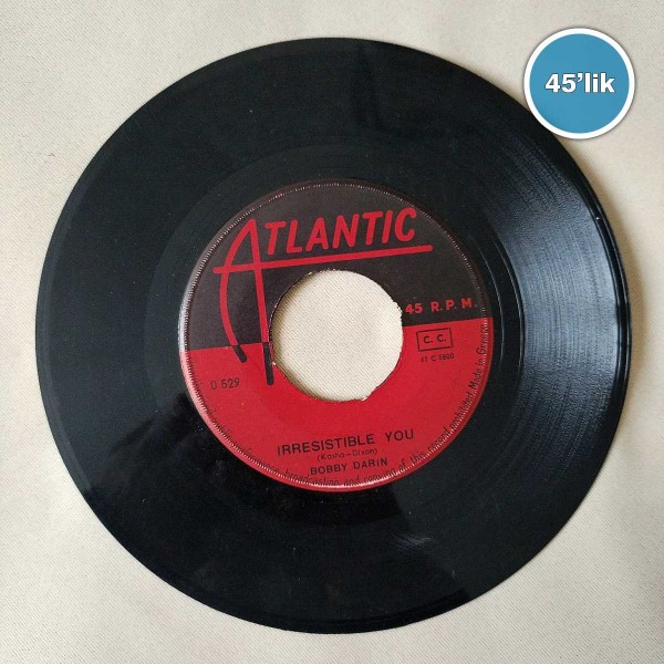 BOBBY DARIN - Irresistible You - Multiplication - 45lik Plak 56 BOBBY DARIN – Irresistible You – Multiplication – 45lik Plak