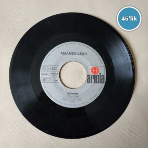 AMANDA LEAR - Alphabet - Queen Of China Town - 45lik Plak