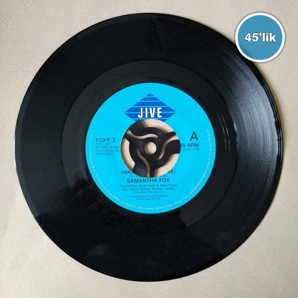SAMANTHA FOX - - 45lik Plak 53 SAMANTHA FOX – – 45lik Plak