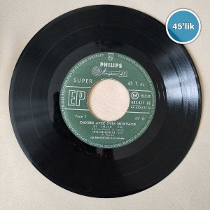 Dansez Avec Yves Montand - 45lik Plak