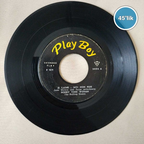 THE ROLLING STONES – Je Taime Moi Non Plus – What About You – 45lik Plak - Sahhaf.Net