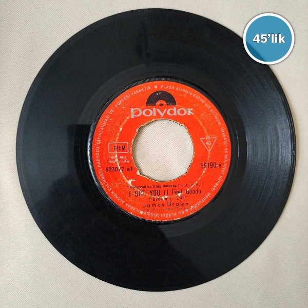 JAMES BROWN – I Got You – Papa’s Got A Brand New Bag – 45lik Plak - Sahhaf.Net