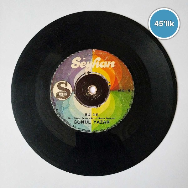 GÖNÜL YAZAR - Aşk Hikayesi - Bu Ne - 45lik Plak 54 GÖNÜL YAZAR – Aşk Hikayesi – Bu Ne – 45lik Plak
