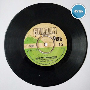 GÜNAY GÜLSER - Gizli Özlem - Sevdim Seni Boş Yere - 45lik Plak