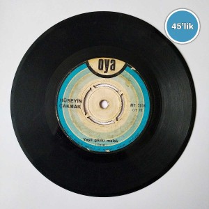 HÜSEYİN ÇAKMAK - Yeşil Gözlü Melek - Evvelce Hüdayı - 45lik Plak