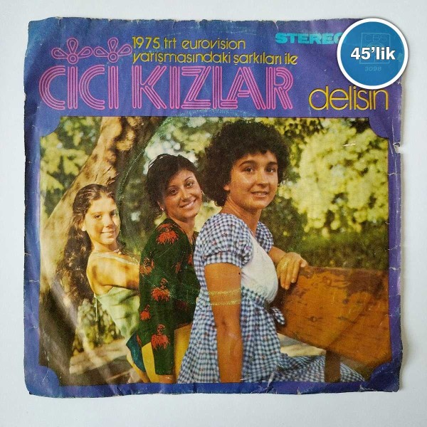 CİCİ KIZLAR – Delisin –  Rengarenk – 45lik Plak - Sahhaf.Net