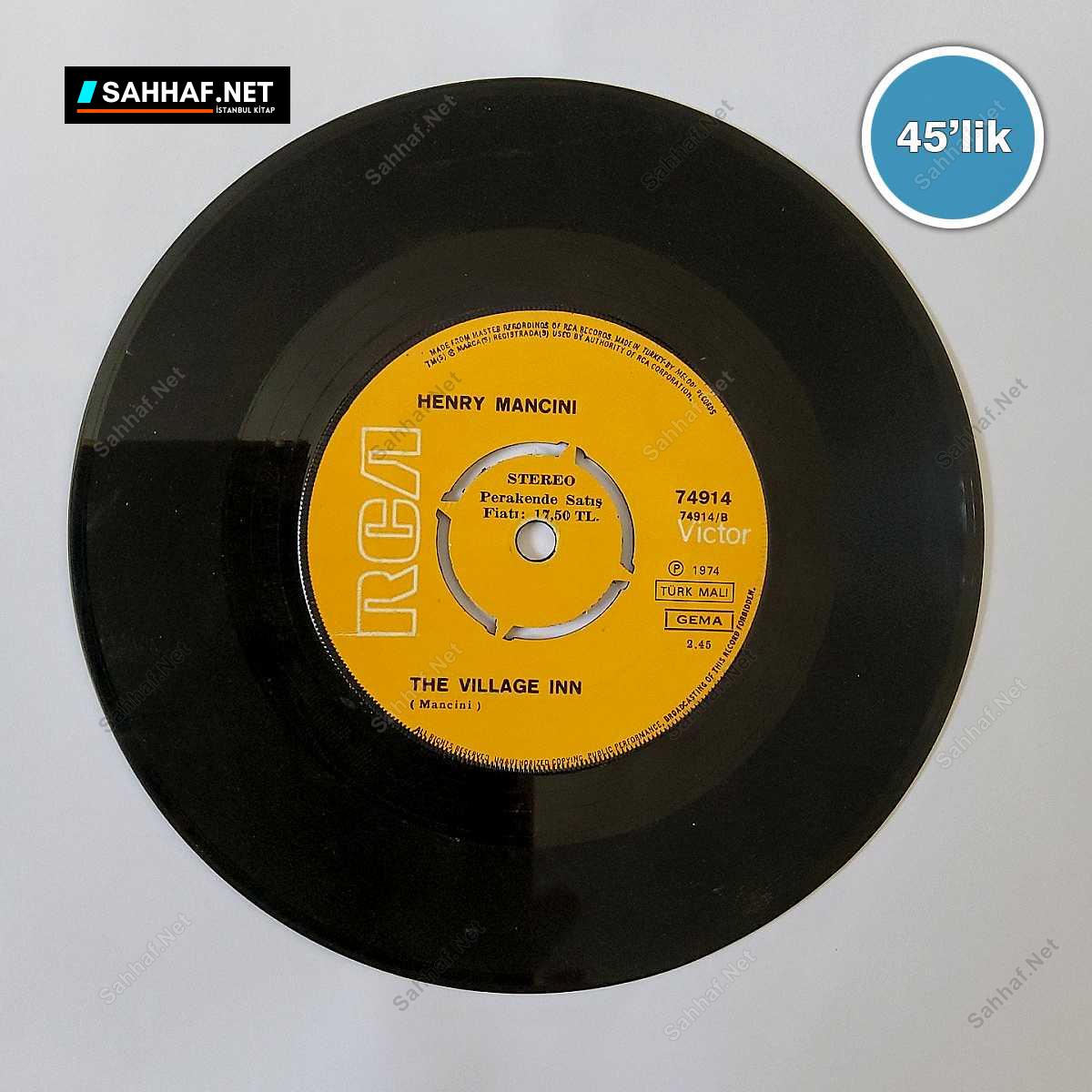 HENRY MANCINI - La Panthere Rose - The Village Inn - 45lik Plak 1 HENRY MANCINI - La Panthere Rose - The Village Inn - 45lik Plak