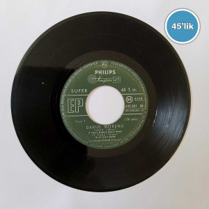 DARIO MORENO - Si Tu Vas A Rio - Viens When - 45lik Plak