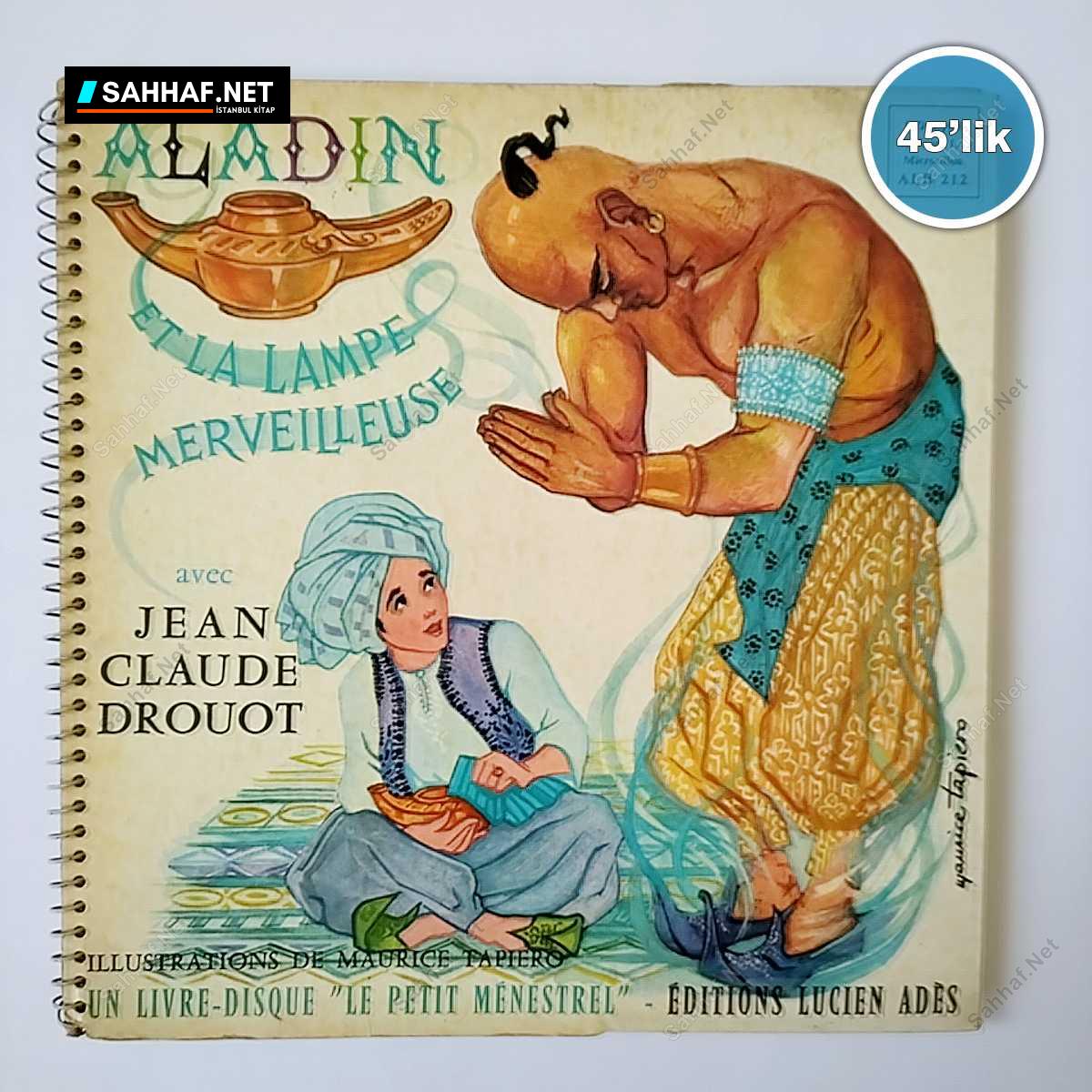 ALADIN - - Kitap Plak - 45lik Plak 1 ALADIN - - Kitap Plak - 45lik Plak