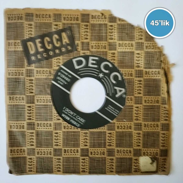 WEBB PIERCE - Your Good For Nothing Heart - I Dont Care - 45lik Plak 45 WEBB PIERCE – Your Good For Nothing Heart – I Dont Care – 45lik Plak