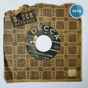 BING CROSBY AND LES BROWN - Umh Hum - She Is The Sunshine Of Virginia - 45lik Plak