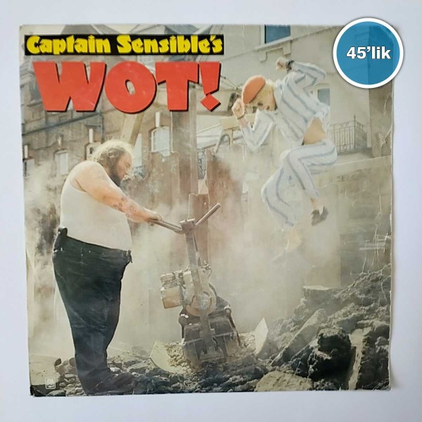 CAPTAIN SENSIBLES WOT – Wot – Strawberry Dross – 45lik Plak - Sahhaf.Net