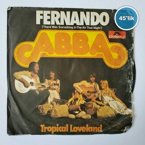 ABBA - Money Money Money - Crazy World - 45lik Plak