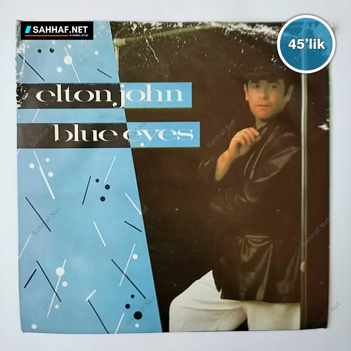 ELTON JOHN - Blue Eyes - Hey Papa Legba - 45lik Plak 1 ELTON JOHN - Blue Eyes - Hey Papa Legba - 45lik Plak