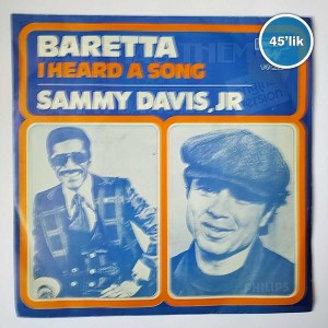 BARETTAS THEME - I Heard A Song - Sammy Davis JR - 45lik Plak