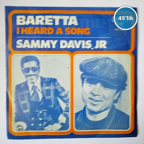 BARETTAS THEME - I Heard A Song - Sammy Davis JR - 45lik Plak 47 BARETTAS THEME – I Heard A Song – Sammy Davis JR – 45lik Plak