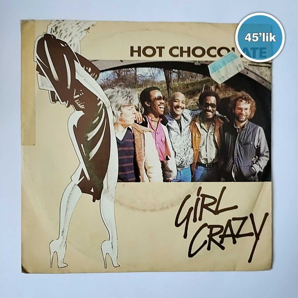 HOT CHOCOLATE - Girl Crazy - Bed Games - 45lik Plak 60 HOT CHOCOLATE – Girl Crazy – Bed Games – 45lik Plak