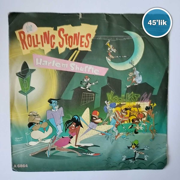 ROLLING STONES - Harlem Shuffle - Had It With You - 45lik Plak 52 ROLLING STONES – Harlem Shuffle – Had It With You – 45lik Plak