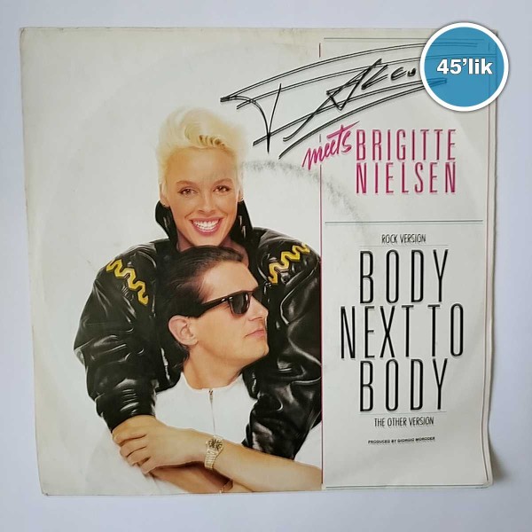 BRIGITTE NIELSEN - Body Next To Body - 45lik Plak 50 BRIGITTE NIELSEN – Body Next To Body – 45lik Plak