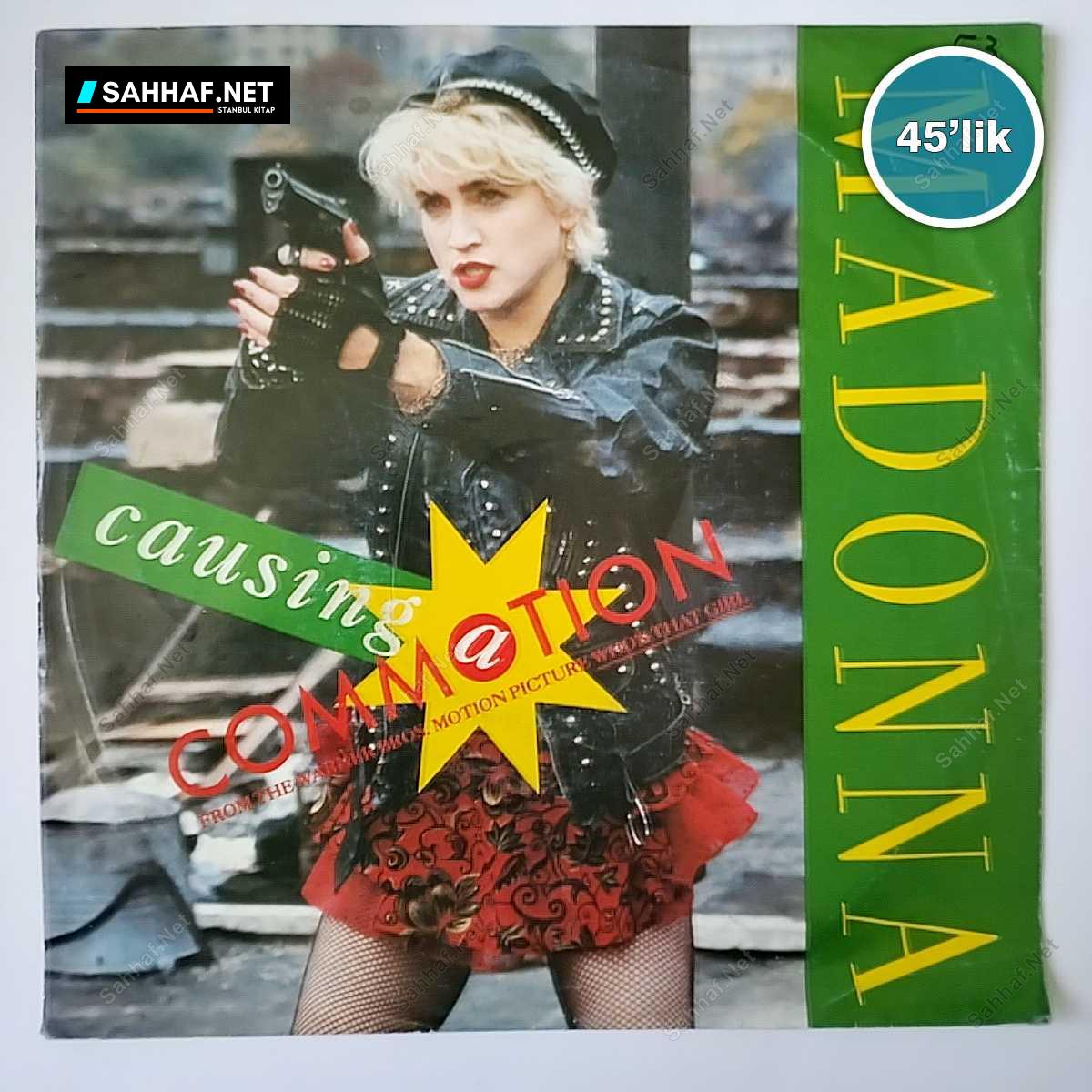 MADONNA - Causing A Commotion - Jimmy Jimmy - 45lik Plak 1 MADONNA - Causing A Commotion - Jimmy Jimmy - 45lik Plak