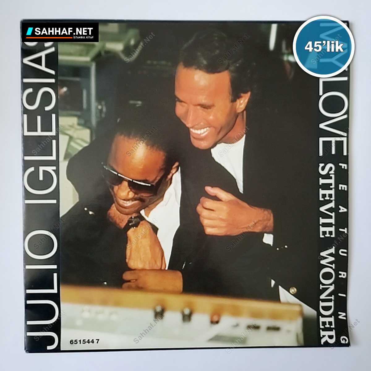 JULIO IGLESIAS - My Love - Words And Music - 45lik Plak 1 JULIO IGLESIAS - My Love - Words And Music - 45lik Plak