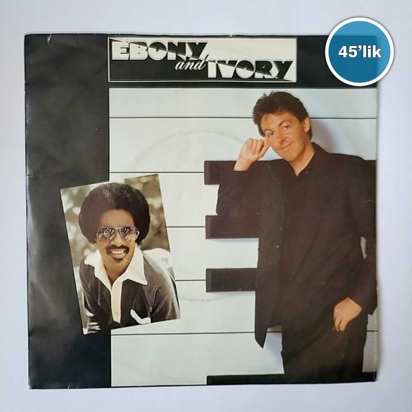 PAUL MCCARTNEY - Ebony And Ivory - Rainclouds - 45lik Plak 49 PAUL MCCARTNEY – Ebony And Ivory – Rainclouds – 45lik Plak