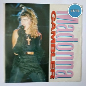MADONNA - Gambler - Nature Of The Beach - 45lik Plak