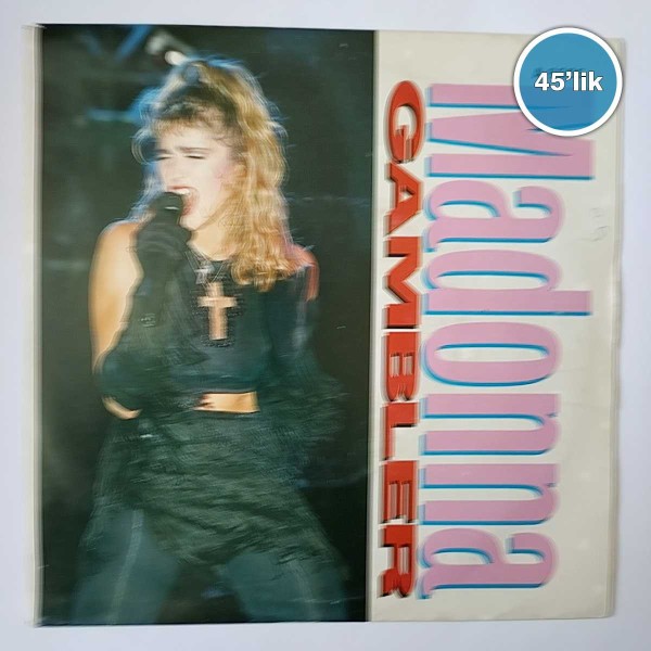 MADONNA - Gambler - Nature Of The Beach - 45lik Plak 42 MADONNA – Gambler – Nature Of The Beach – 45lik Plak